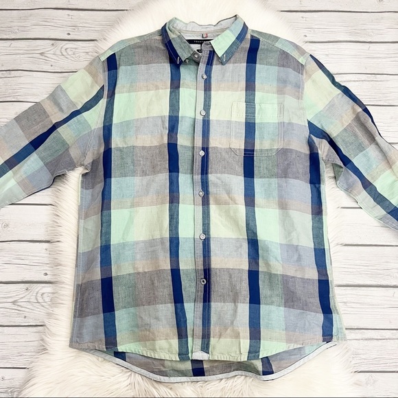 Tommy Hilfiger Other - Tommy Hilfiger custom fit plaid button down Size XL
